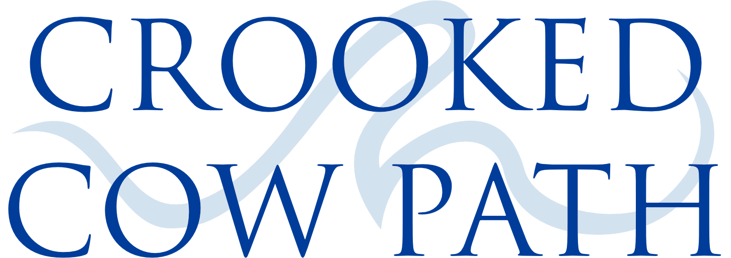 CCP Banner Blue Crooked Cow Path